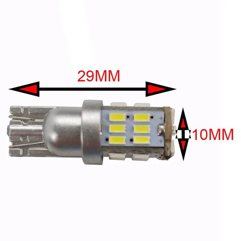 100 шт./лот T10 30smd светодиодный 194 168 192 W5W 3014 авто светодиодный Клин лампы белый светильник 12V T10 3014 30 светодиодный зазор лампы
