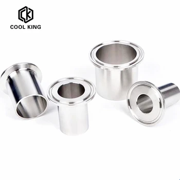 

50mm-60mm Height 19/25/32/38/45/51mm Pipe OD Butt Weld 1.5"-2" Tri Clamp Ferrule SUS304 Sanitary Homebrew