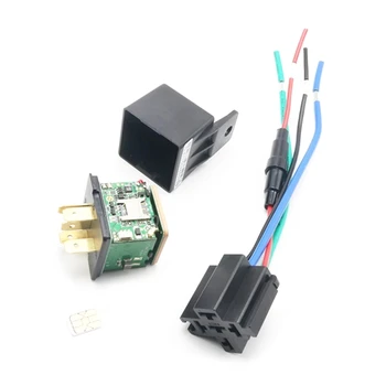 CJ720車リレーgpsトラッカーgsmロケータリモコン盗難防止デバイス監視システム移動遮断オイル電源