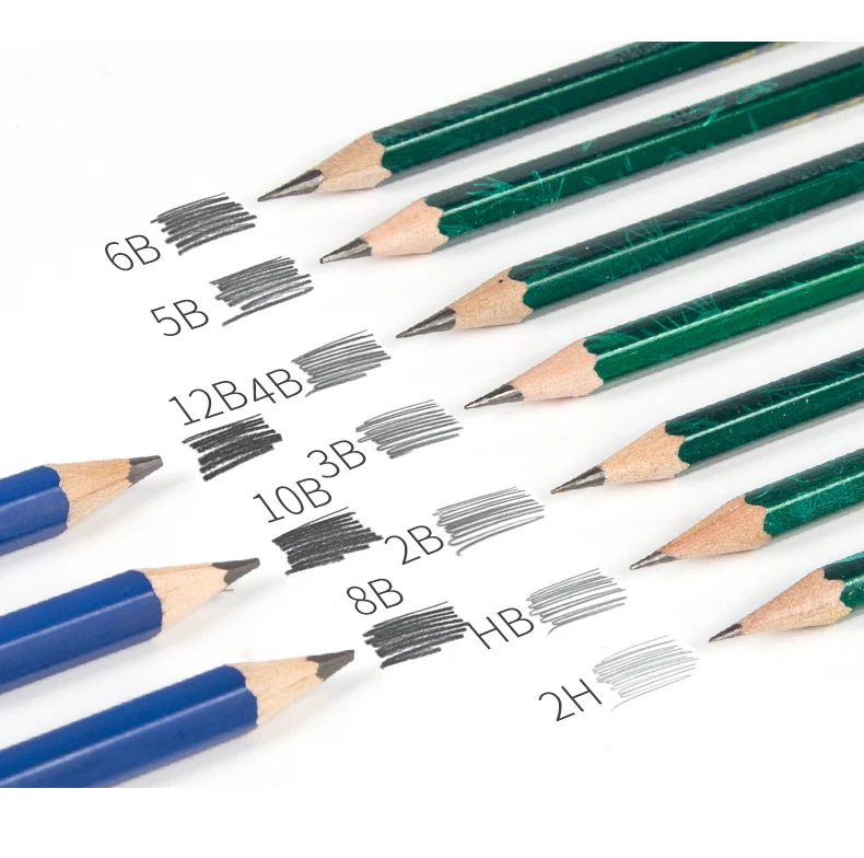 Карандаш для эскизов B 4B 2B HB Набор для начинающих рисования углеродный карандаш нетоксичный профессиональная живопись ученики экзамены специализированные инструменты