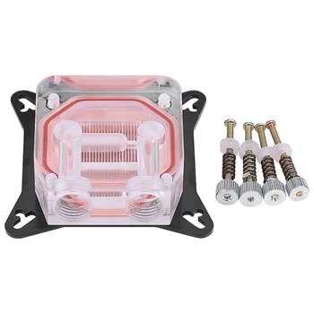 

Computer GPU Water Cooling Block 50 50 m PC Water Cooler Head with POM Cover for Water Cool System Computer PC Accessories