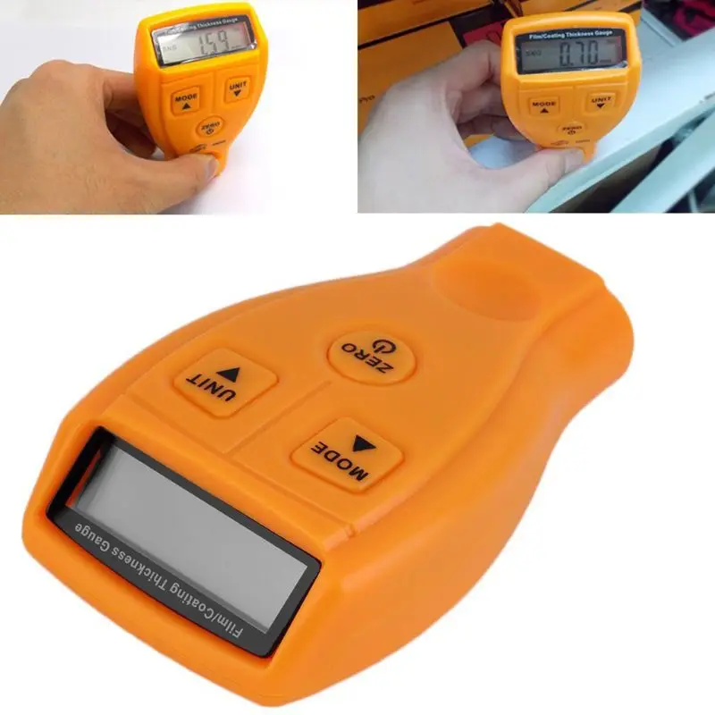 

GM200 LCD Digital Thickness Tester Mini Portable Paint Coating Thickness Measurement Gauge Meter For Car Vehicle 19QB