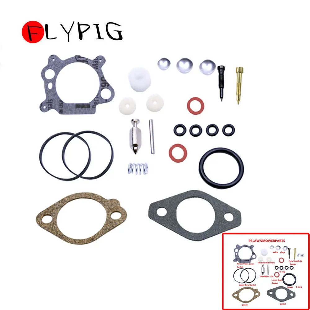 

New High Quality Carburetor Carb Diaphragm Gasket Needle Repair Kit Parts For Briggs&Stratton 492495 493762 498260 Drop shipping