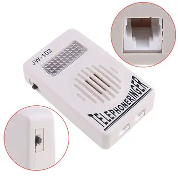 

Telephone Ringer Phone Amplifier Ring Speaker Strobe Light Flasher Bell Extra-Loud Sound Wall Hanging