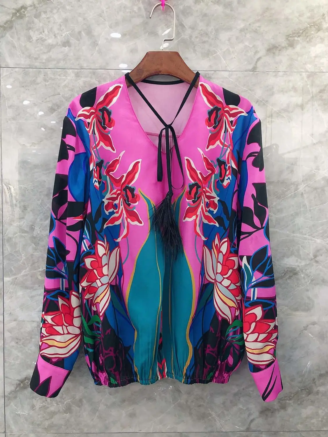 blouse Женский комплект новая фиолетовая юбка блузка для отдыха стиль - Цвет: blouse