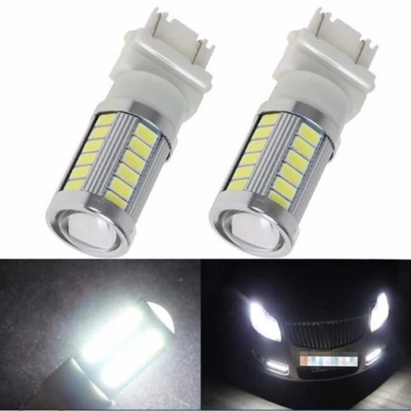 33SMD светодиодный светильник для скутера, трейлера, автомобиля, RV, поворотная лодка, сигнальный тормоз, задний фонарь, 8000 K, резервный, T25, обратный
