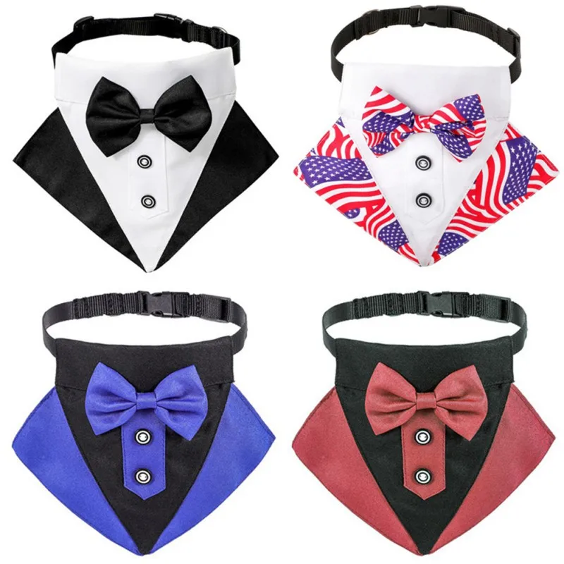 Pet Grooming Accessories Dog Bandanas Wedding Suit Dog Tie