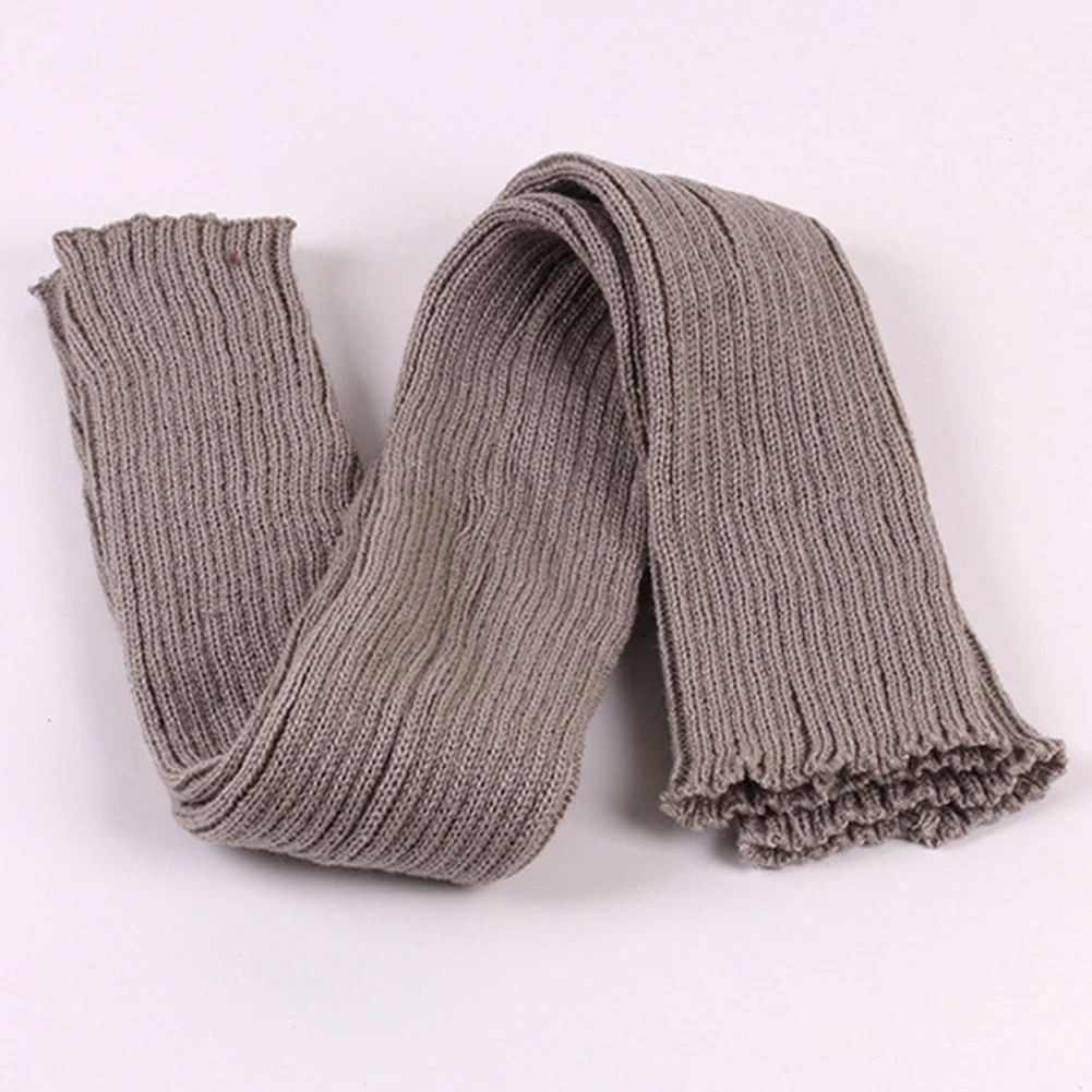 Women Socks Elastic Solid Color Warm Thigh High Knitted Long Socks Over Knee Stocking Medias de Mujer чулки женские эротические