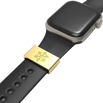 

Metal Decorative Ring Loops For Smart Watch Band Strap Luxury Rings Compatable For 38mm 40mm 42mm 44mm