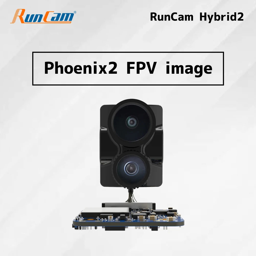 Гибридная записывающая камера RunCam 2 4K FPV и HD с двойным объективом угол обзора 145 °