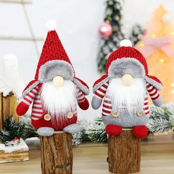 

Christmas Swedish Santa Gnome Plush Doll Decorative Handmade Swedish Doll for Christmas Party Decorations Accessories