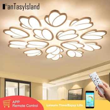 

Tulip Multi-Head Acrylic Ceiling Light modern led ceiling light living room bedroom dimmable lamp art deco fixture