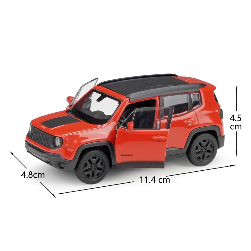 1:36 литые модели JEEP Renegade Trailhawk модель игрушечной машины автомобиля из сплава литый