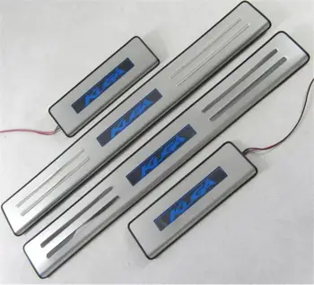 

Stainless Steel car LED Scuff Plate/Door Sill For Ford KUGA 2013-2018 Car styling