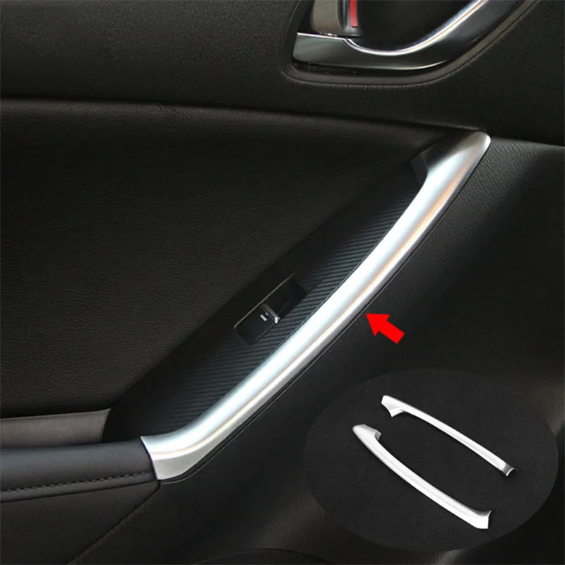 Для Mazda CX-5 CX5 2012 2013 2014 2015 2016 ABS Матовый Интерьер задняя дверь подлокотник ручка