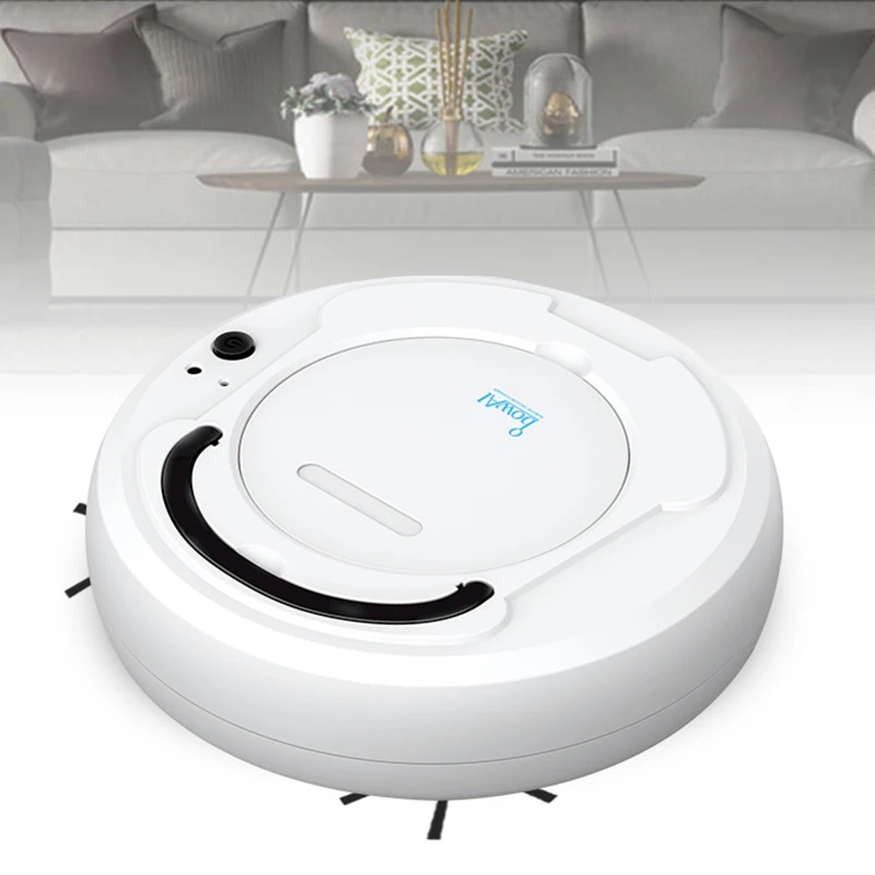 

Smart Sweeping Robot USB Charging Mopping Floor Cleaning Dirt Dust Stains Surfaces Vacuum Cleaner Machine