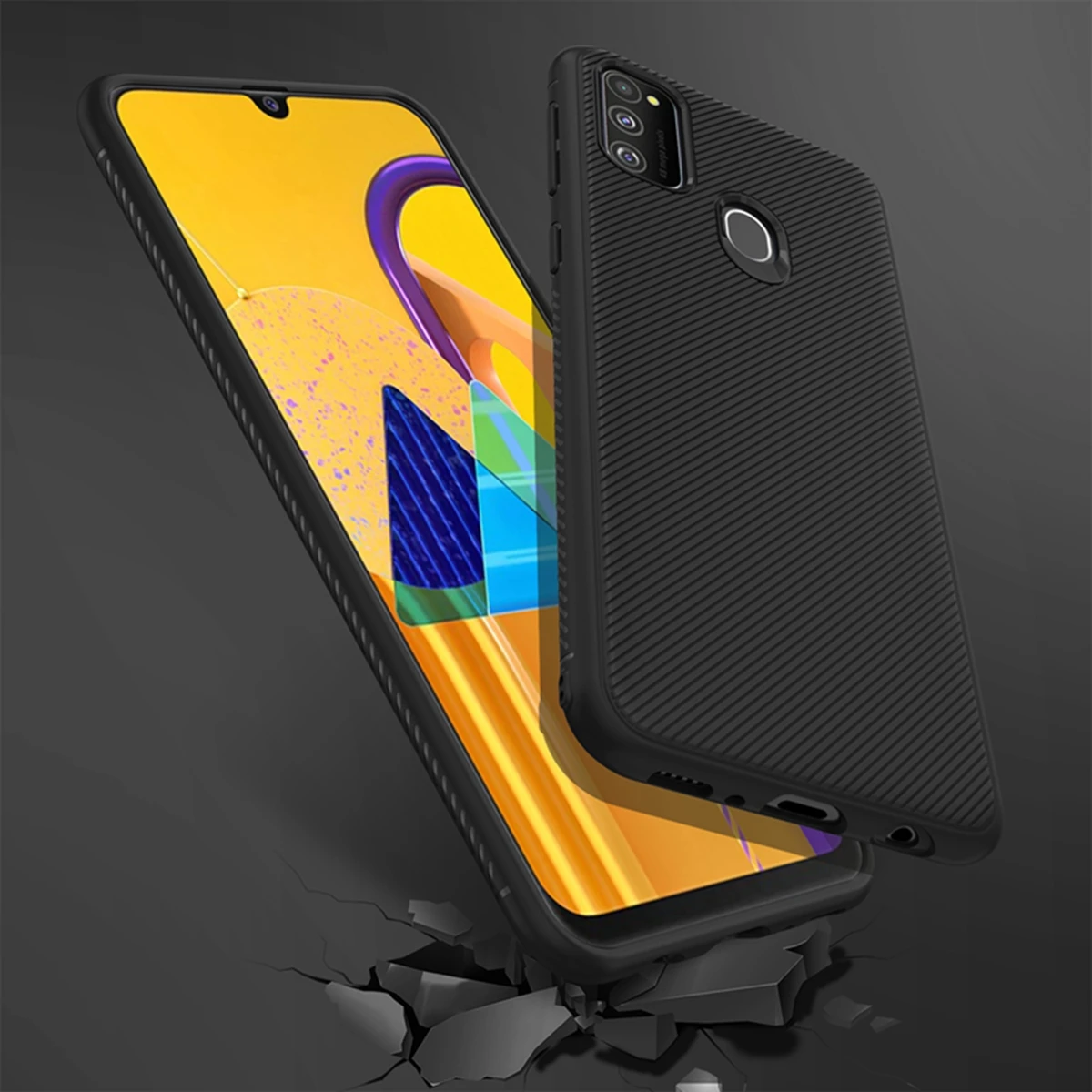 Для samsung Galaxy M30s Чехол Мягкий матовый ТПУ Бампер Защитный Противоскользящий противоударный защитный чехол для samsung M30s чехол силиконовый