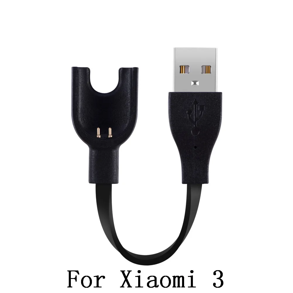 1 шт. Кабель зарядного устройства для Xiaomi Mi Band 2/3 шнур зарядного устройства умный Браслет из чистой меди шрапнель USB кабель для зарядки данных TPE
