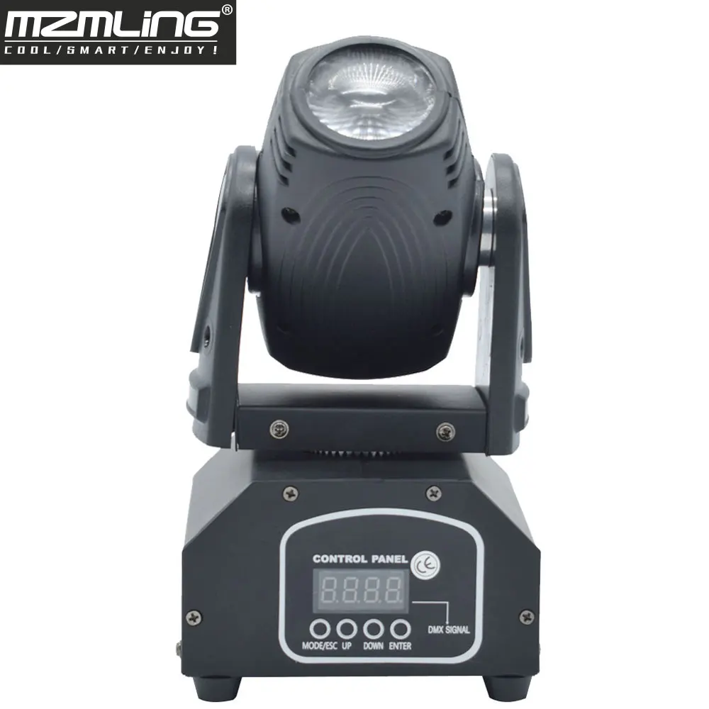 Светодиодный сценический мини светильник DMX512 прожектор с вращающимся лучом CREE RGB