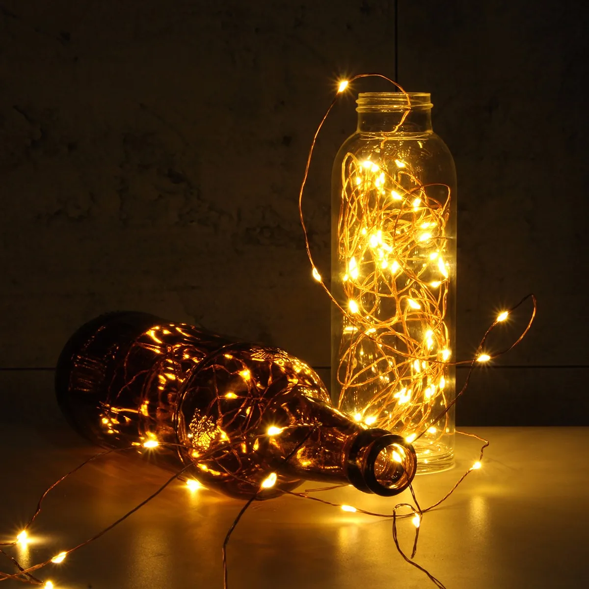 Festive outdoor copper string light 10m 100LED remote control timing battery USB garden light for party Christmas decoration