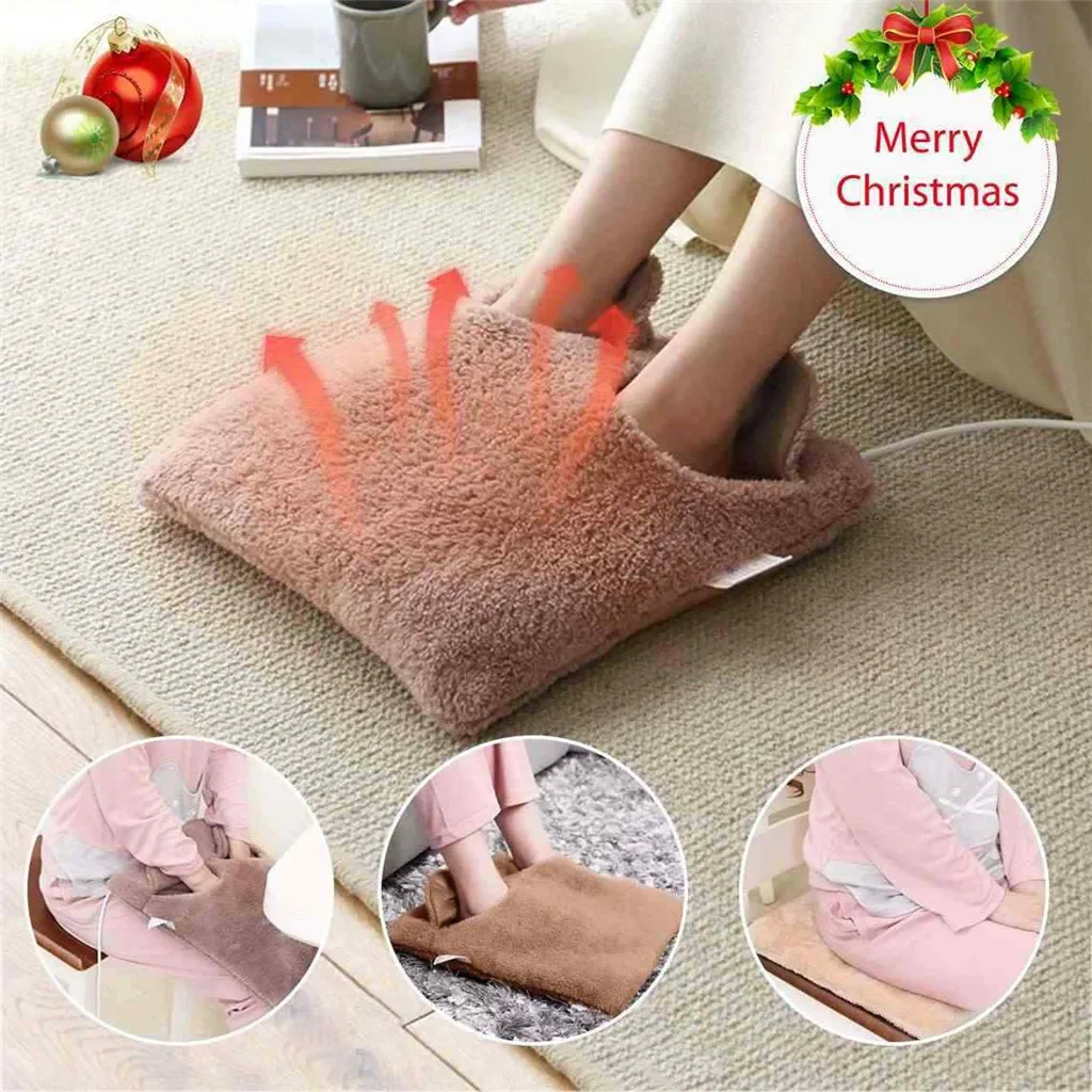 best selling 2019 products New Electric Heated Warm Cosy Foot &amp Hand Warmer Heating Slippers Sofa Pillow support dropshipping | Дом и сад
