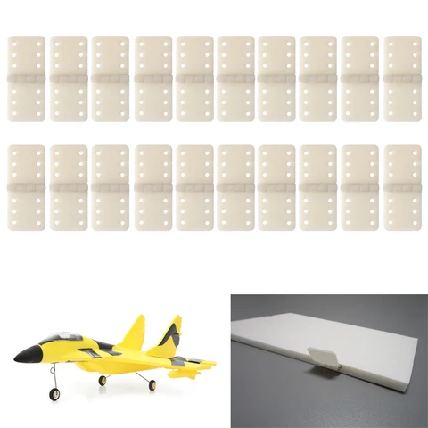 New 20pcs Hinge Linker Plastic Small for RC Airplane Aircraft Quadcopter Gifts New 20pcs Hinge Linker Plastic Small for RC Airplane Aircraft Quadcopter Gifts