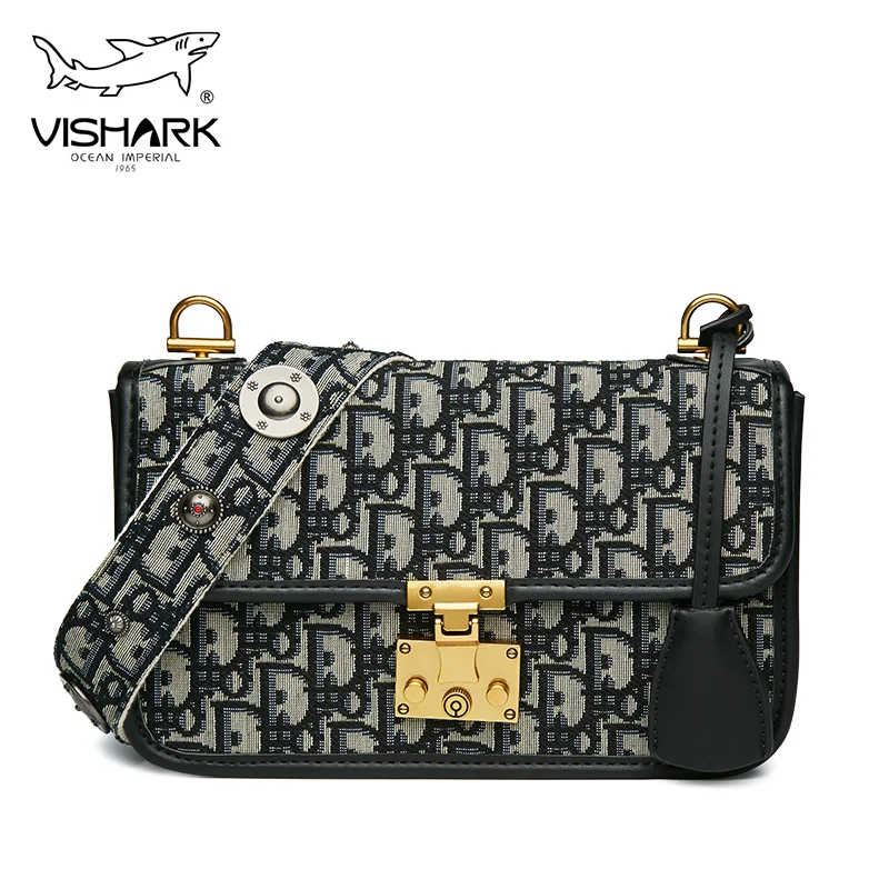 

VISHARK brand women's shoulder bag crossbody bags for lady