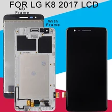 Catteny 1 шт. дисплей для LG K8 ЖК с сенсорным сенсором дигитайзер сборка X240 ЖК-экран с рамкой+ Инструменты