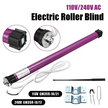 

110V/240V 60cm Roller Shade Motor Tubular Electric Curtains Motor Roller Set blind shutters Blind Tubular Motor