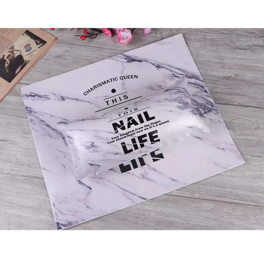 GloryStar Manicure PU Leather Hane Rest Pillow Partysu Hand Pillow Foldable Hand Holder Manicure Table Mat