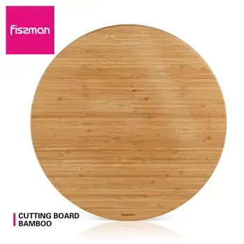 

FISSMAN Oversized Round Bamboo Cutting Board Eco-friendly Natural Cutting Board Kitchen Tool