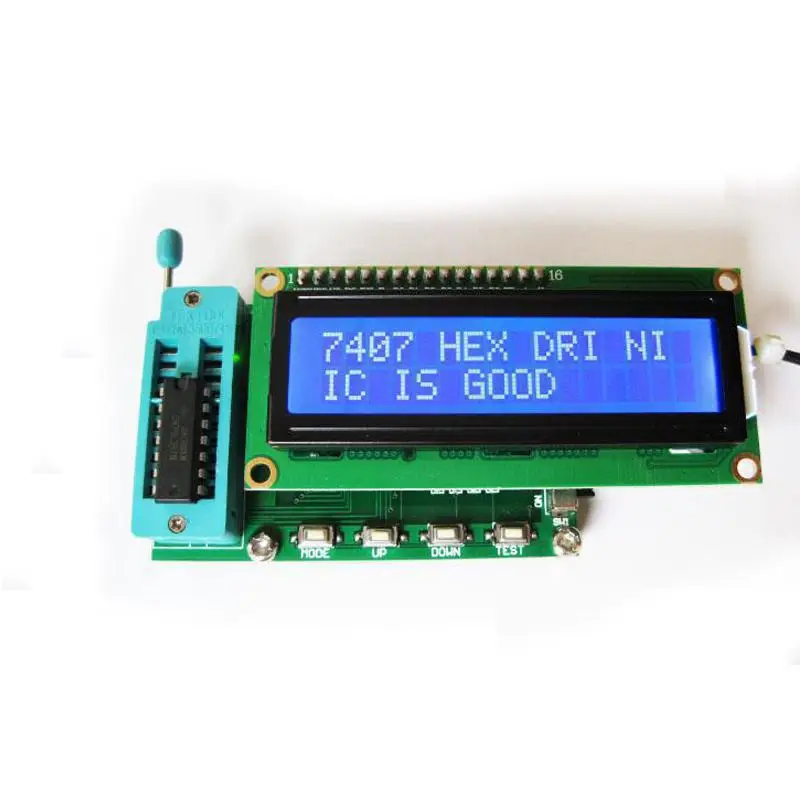 1 шт. IC тестер 74 40 45 серии lC Logic Gate цифровой светодиодный метр | Инструменты