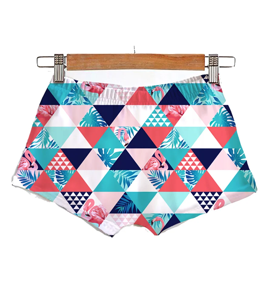 

Custom Made All Tropical Vibes Sublimation Printing Female Hot Shorts