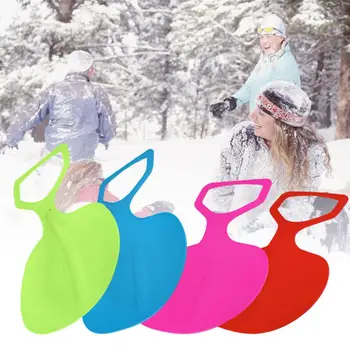 

Kids Skiing Sled Snowboard Sleds Winter Children Ski Thick Plastic Sledge Board Sand Grass Snow Luge Ski Skating Children Gift