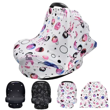 

Nursing Cover Scarf Starry sky Breastfeeding Cover Multi-Use Baby Stroller Cover Infant Car Seat Cover for Mum