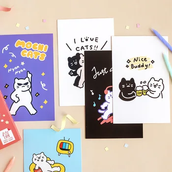 

30pcs Rice cake cat Card Multi-use As Scrapbooking Party Invitation DIY Decoration Gift Card Message Card Postcard