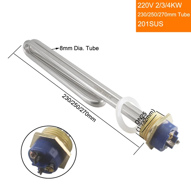 Stainless Steel Thread Heating Element | Stainless Steel Water Heater  Element - 1 - Aliexpress