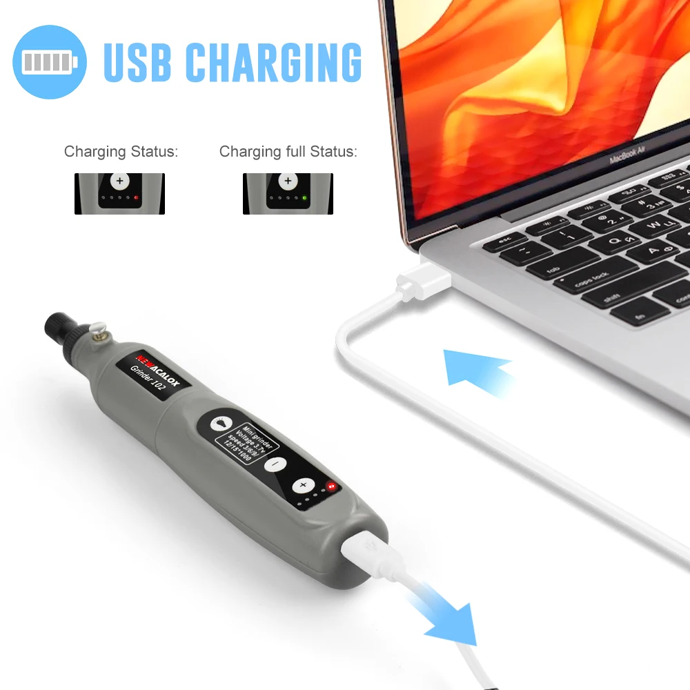 Мини шлифовальный станок NEWACALOX электрическая дрель с usb зарядкой переменной