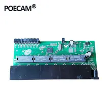 Модуль переключателя Ethernet, плата PCBA, 8 шт., порт питания, сеть, быстрый заводской производитель, Oem переключатель, сделано в Китае, поставщик Шэньчжэнь