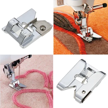 

1PC 3D Tassel/circulating Sliver Rolled Hem Curling Presser Foot For Sewing Machine Sewing Accessories