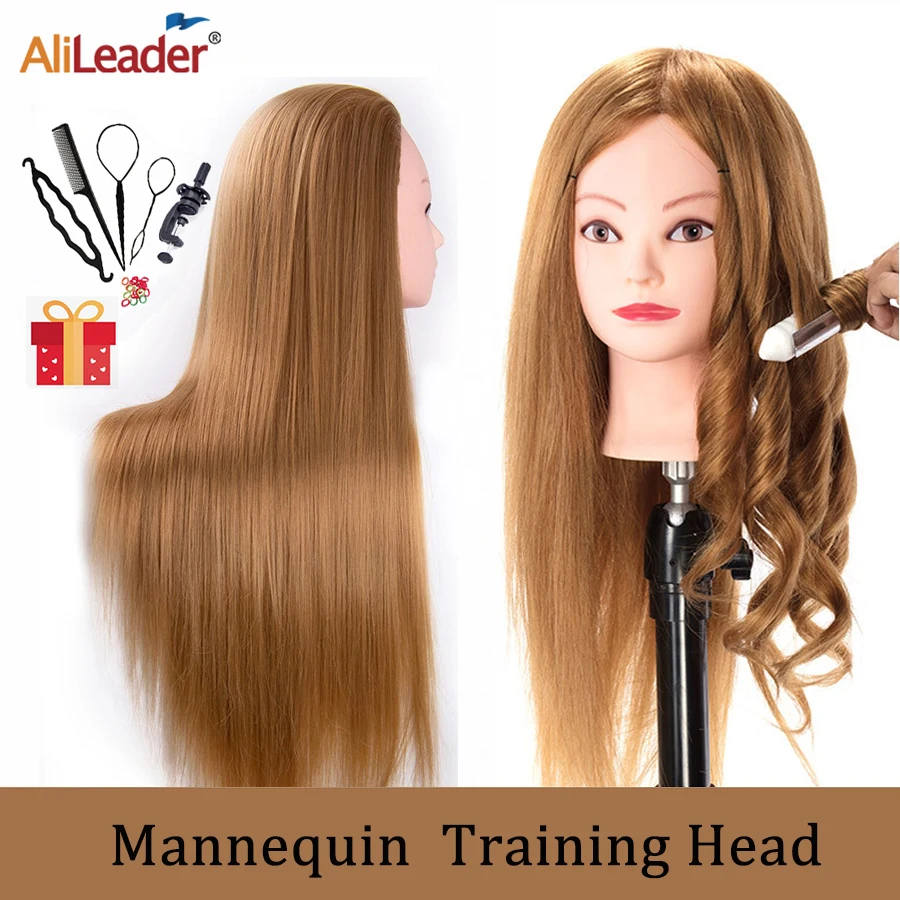 Synthetic Best Quality Hair Mannequins Salon Hairdressing Hair Styling