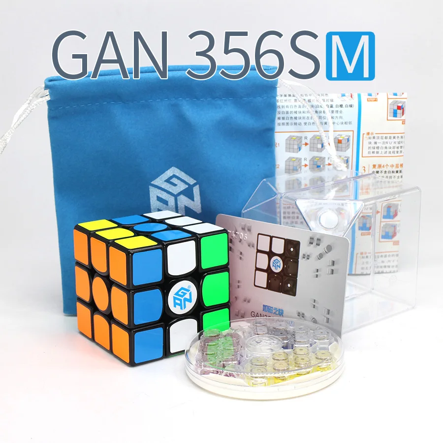 Кубик Гань Speed Magic Cube 2x2x2 3x3x3 4x4x4 Gan 356x356 Air SM 354M 460M 249 v2 M 356R Stikerelss Magnetc 3x3 4x4
