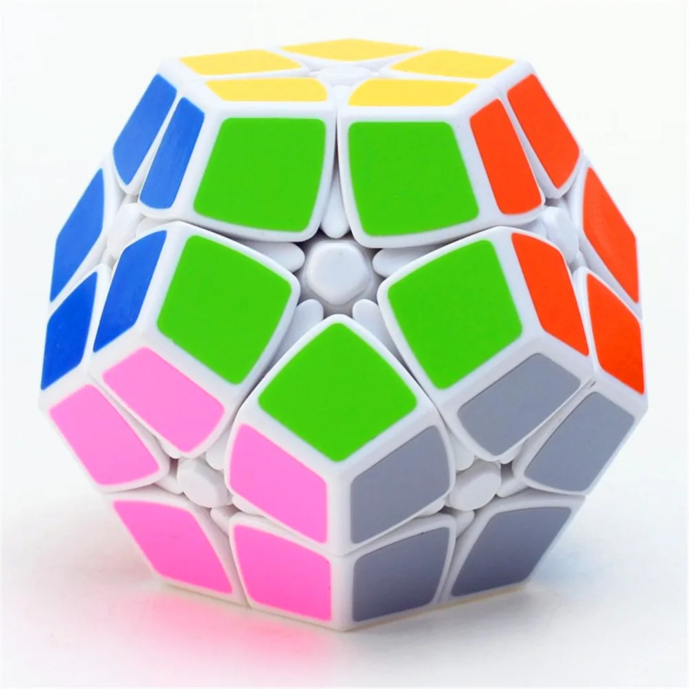 ShengShou 2x2x2 Megaminx Кубик Рубика для профессионалов Черный Белый 2x2 ультра-гладкая головоломка на скорость кубический интеллект детские игрушки подарок