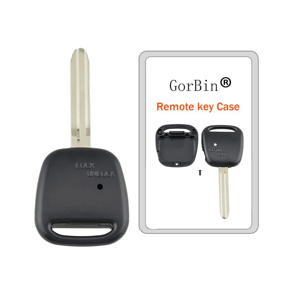 

GORBIN Car Remote Key Shell for Toyota Avensis Estima / Tarago Celica Corolla Camry Echo Kluger Smart Car Key Fob Case Cover