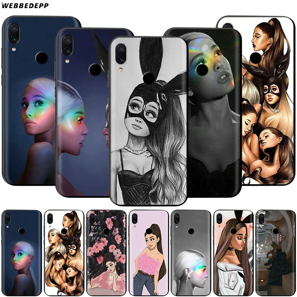 Арт-чехол Ariana Grande для Xiaomi Redmi 4A 4X 5 5A 6 6A 7 7A S2 Note Go K20 Pro Plus Prime 8T | Мобильные телефоны и