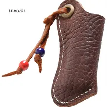 Подарочная сумка для прикуривателя из натуральной кожи на молнии, маленькая коробка, чехол для Zippo, супер подходящий кожаный чехол для мужчин, чехол для ключей