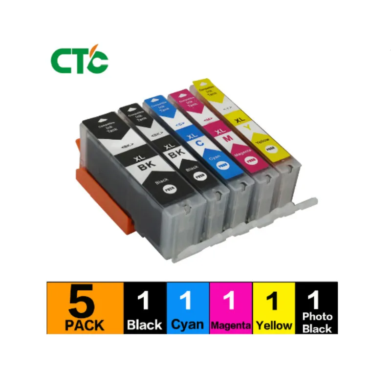 5 шт. совместимый чернильный картридж для Canon PGI425 CLI426 PIXMA IP4840 IP4940 IX6540 MG5140 MG5240 MG5340 MX714