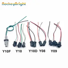 Rockeybright 100 шт. T10 W5W 168 194 автомобильный разъем T10 W5W светодиодный Клин светильник Базовый адаптер косичка проводка Расширения жгут