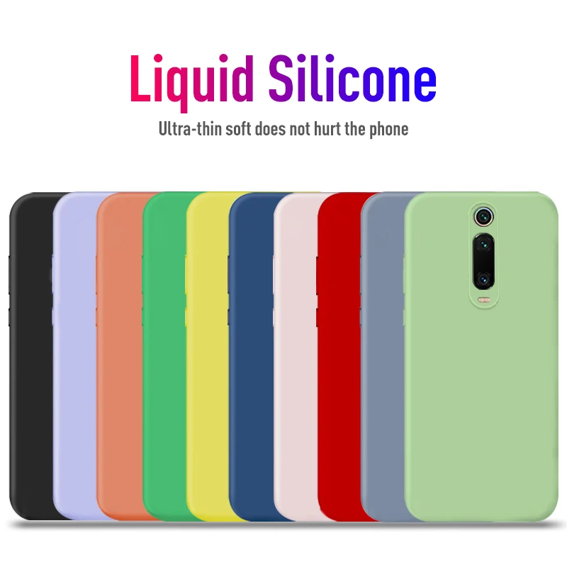 Smart phone For Red rice k20/Pro/MI 9T case silicone mobile anti-fingerprint protection sleeve anti-fall soft shell | Мобильные