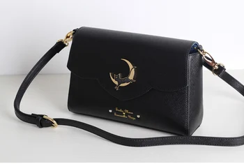 

Sailor Moon Samantha Vega Luna Cosplay Black Shoulder Bag Handbag Messenger Bags Gift For Lady